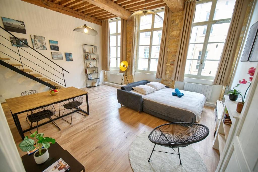 Canut apartment Lyonnais charm in Croix-Rousse - 4
