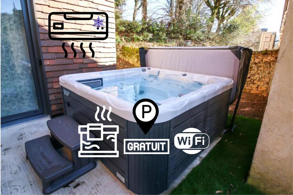 Bella, Jacuzzi Partagé & Parking avec Borne de Recharge Voiture Electrique - 1