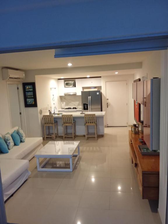Apto con piscina y playa privada en Morros - La Boquilla - 5