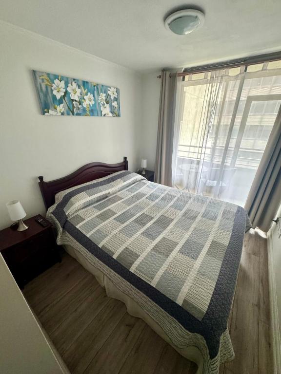 Departamento Céntrico Santiago, cama matrimonial - 4