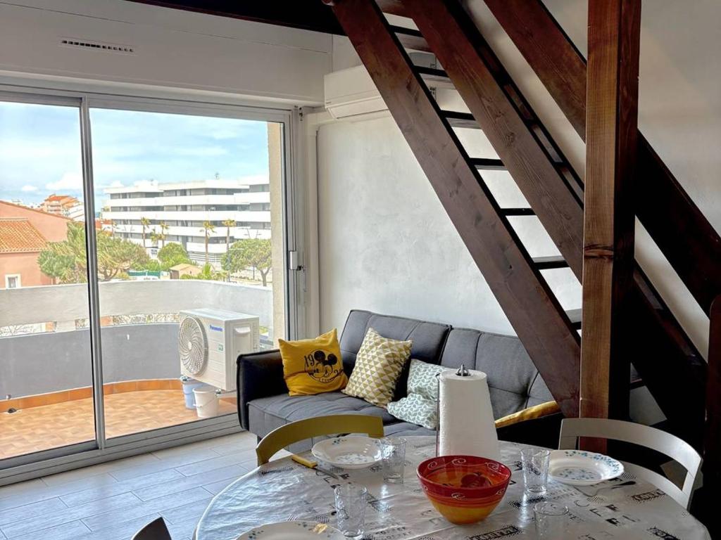 Appartement T3, à 50m de la plage avec terrasse, parking et ascenseur - Le Barcarès - FR-1-529-181 - 2