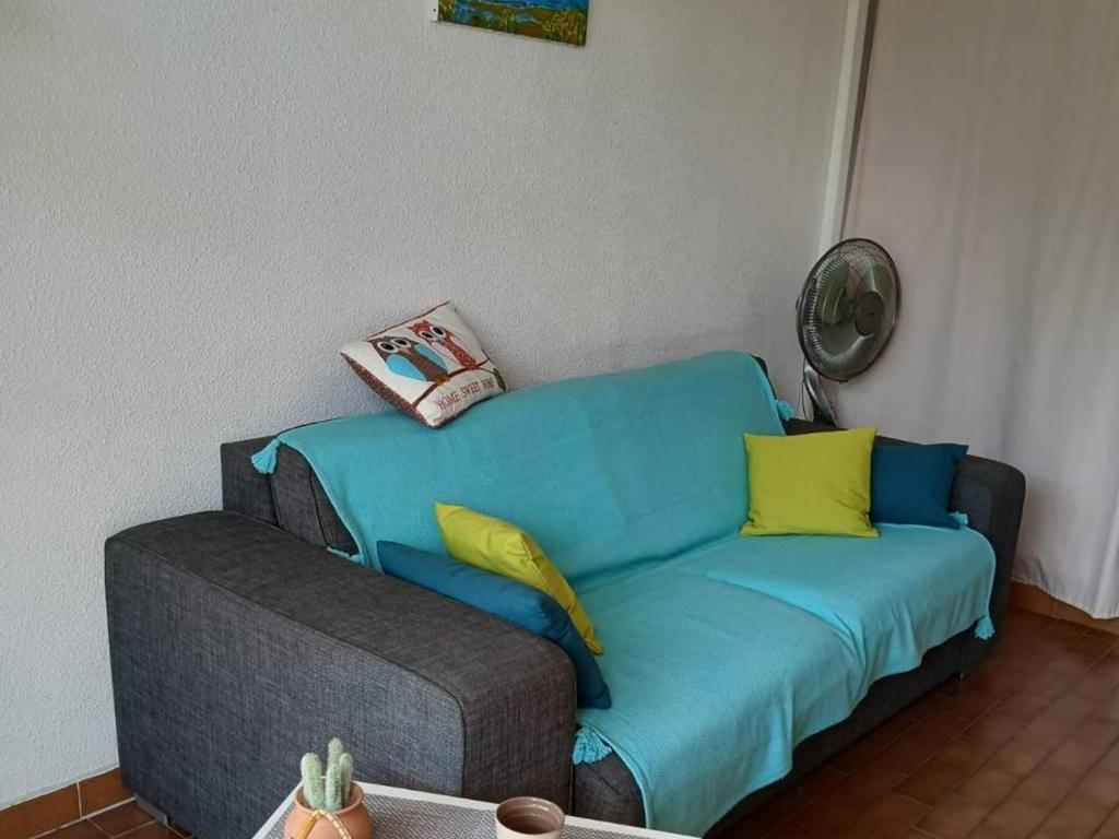 Studio Cabine Canet Plage pour 4 – Ascenseur, Vue Marina - FR-1-696-89 - 2
