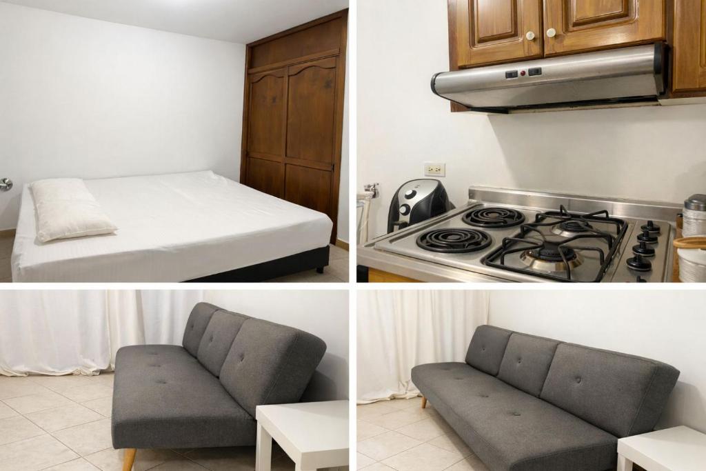 Habitación con cama doble en Sabaneta - 1