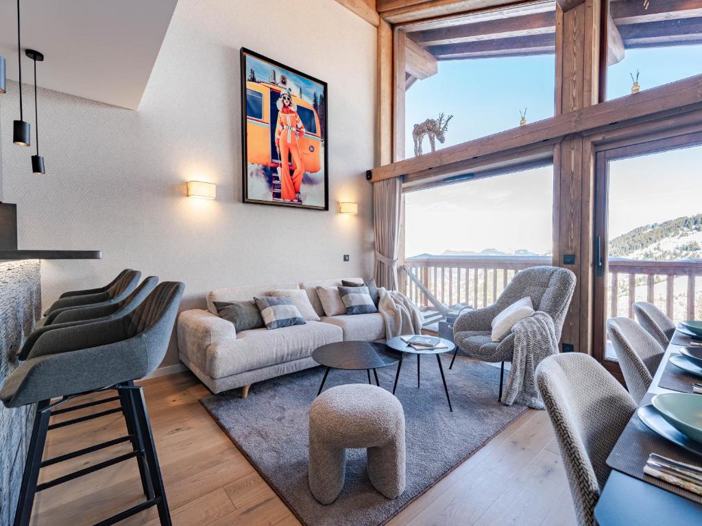 Méribel Mottaret - Appartement 3 chambres, 6 pers, parking, terrasse, skis aux pieds - FR-1-613-105 - 1