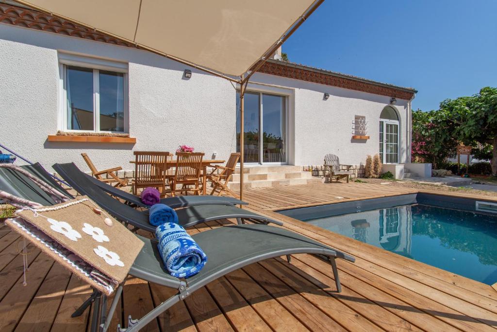 Frontignan, villa Azzura, piscine - 3