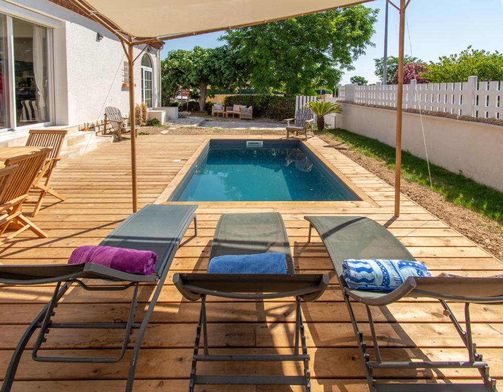 Frontignan, villa Azzura, piscine - 4