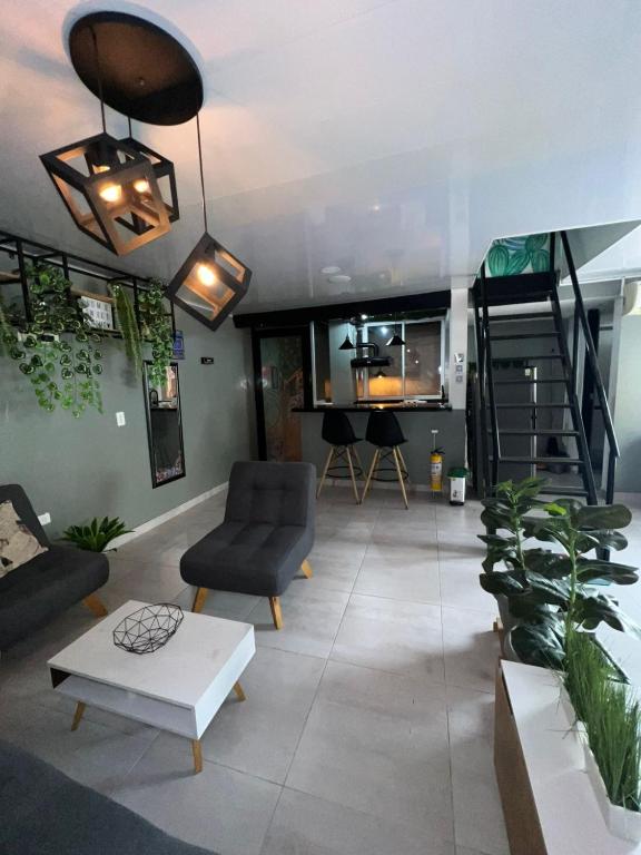 Apartamento loft privado con terraza - 5