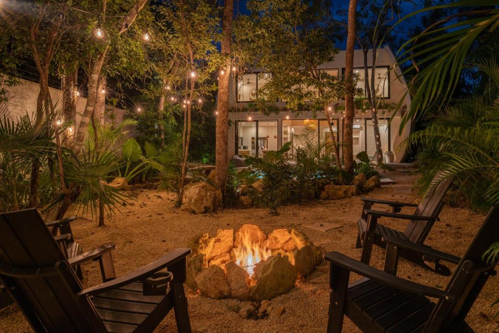 Casa Náay Jungle Lux Heated Pool Hot Tub Firepit - 5