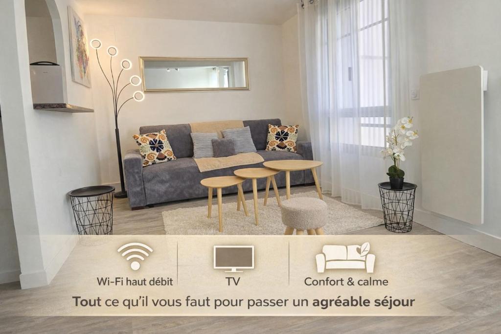 T2 du Sanctuaire 400 m de la grotte Lourdes wifi TV - 2