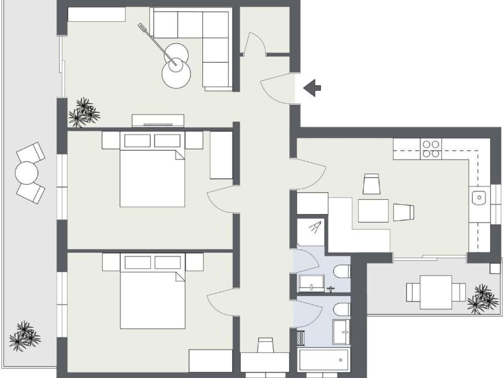 Apartment Top Ferienwohnung Pollux für 4-5 Personen by Interhome - 2