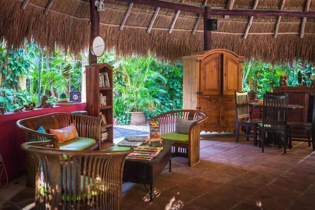 Bar/lounge, Casa Don Diego in Tulum