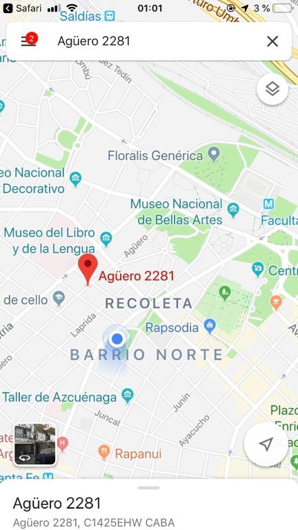 Agüero apt Recoleta - 2