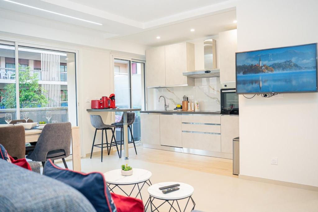 Sublime 2p - 10 min near beaches - Air conditioning - Garage - 1