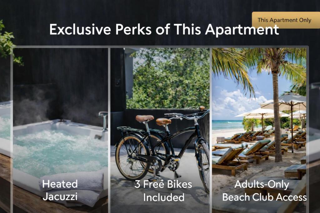 Tulum Escape - Jacuzzi - Free bikes & Beach - 2