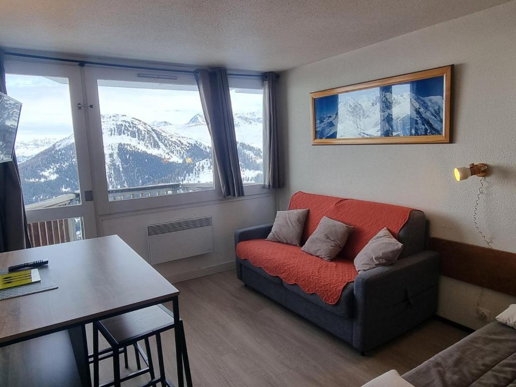 Studio cabine au pied des pistes, vue sur le Mont Blanc - 1