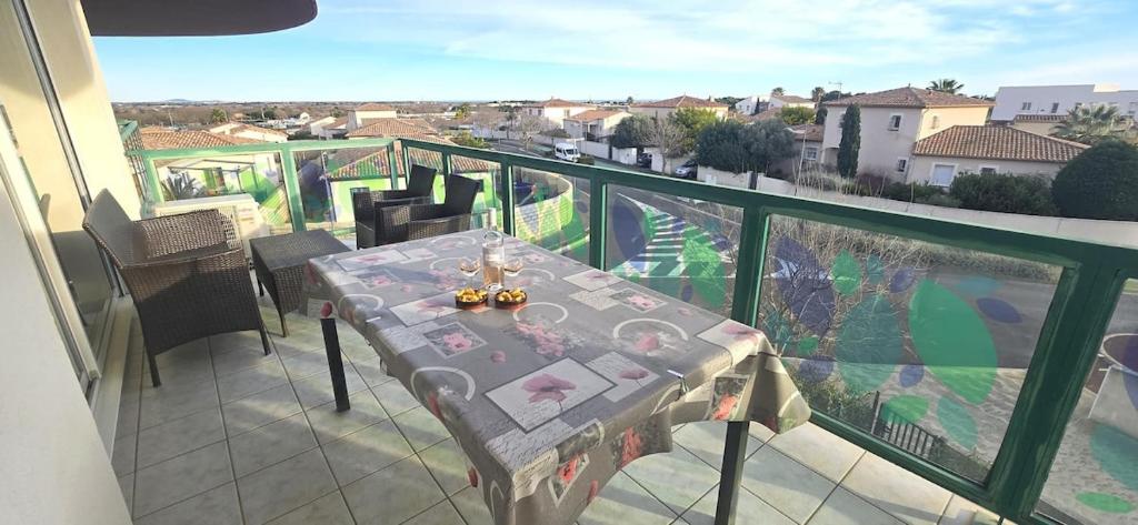 Terrasses Marines T2 clim terrasse vue dégagée - 2