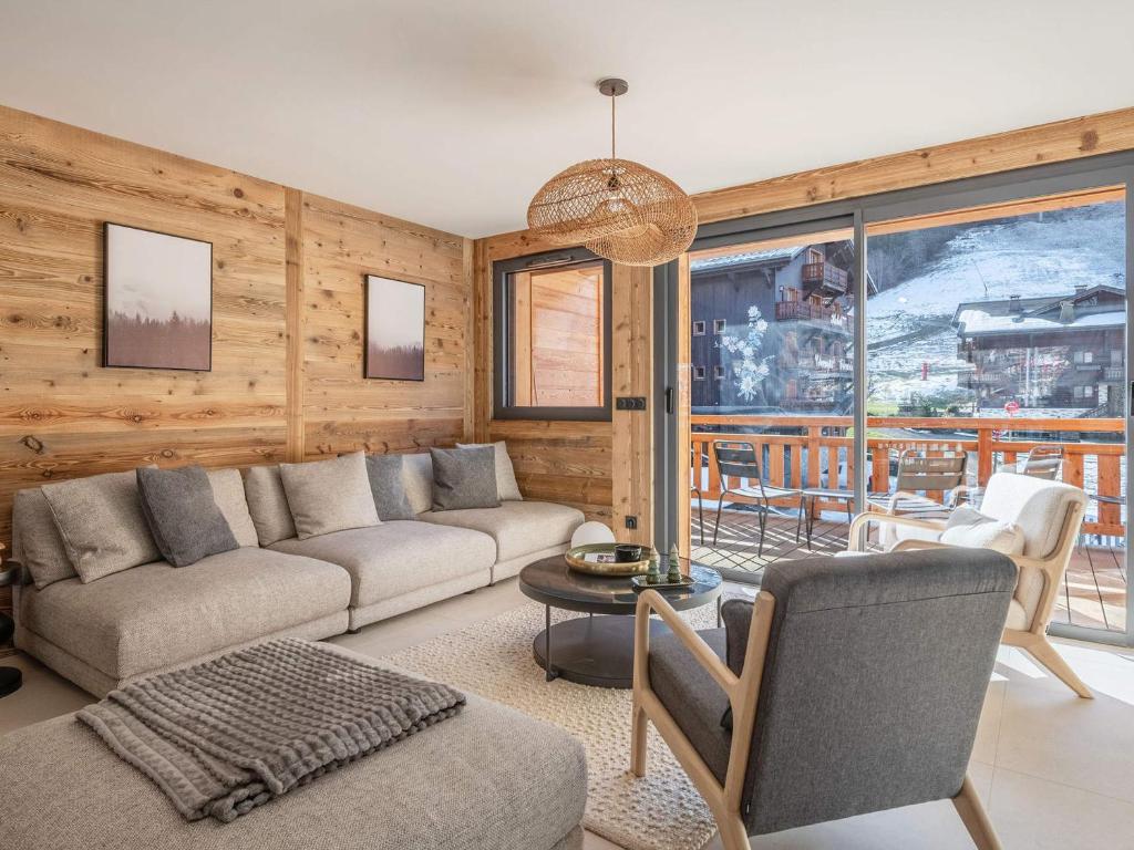 Appartement moderne, 5 chambres, au pied des pistes de Morzine, parking inclus - FR-1-754-109 - 1