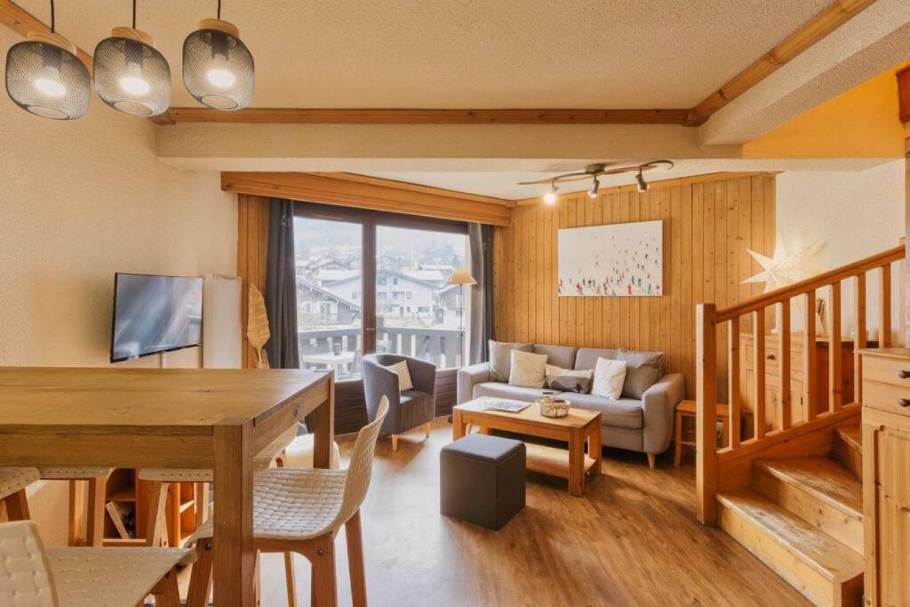 La Verte Appart 2CH familial 5mn pistes Vue Parking - 2