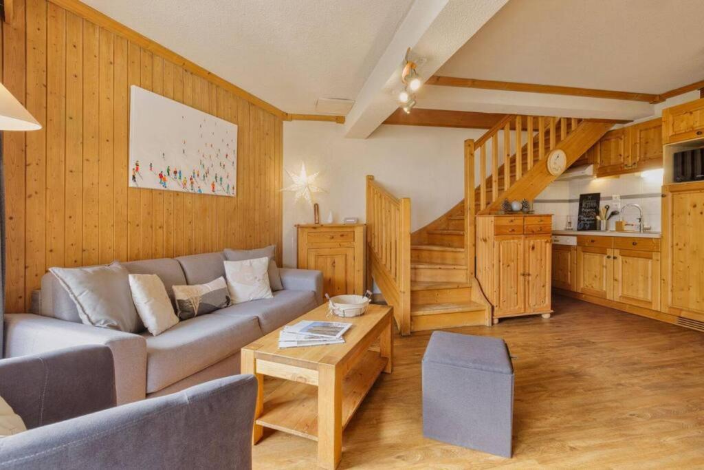 La Verte Appart 2CH familial 5mn pistes Vue Parking - 3