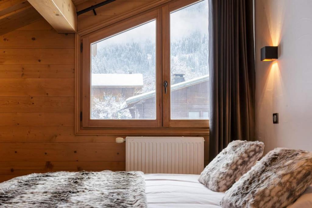 Grosse Pierre Chalet 180m2 Cheminee Jacuzzi Vue Taconnaz - 4