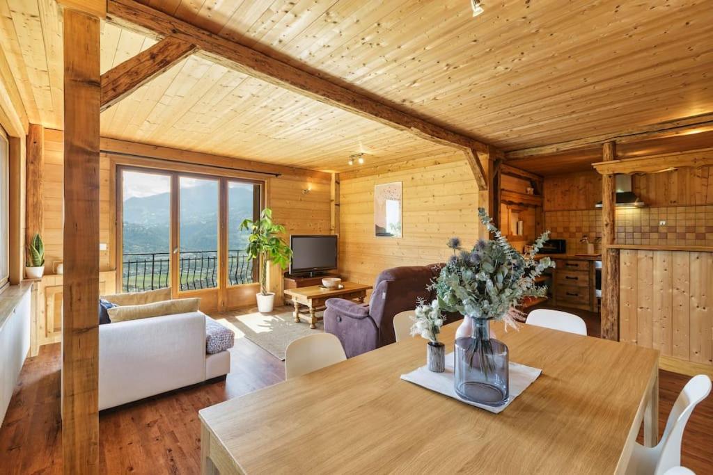 Passy Appart 7pax Vue Vallee Monts Balcon Lumineux - 3
