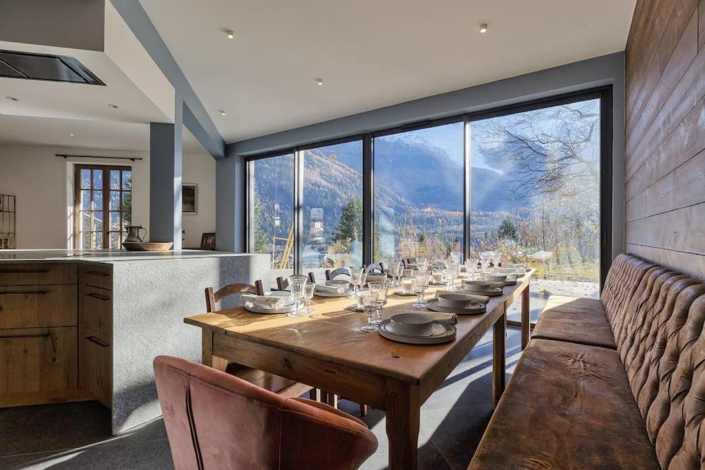 Le Murger Chalet de Luxe 240m2 6 CH Vue MtBlanc Sauna - 3