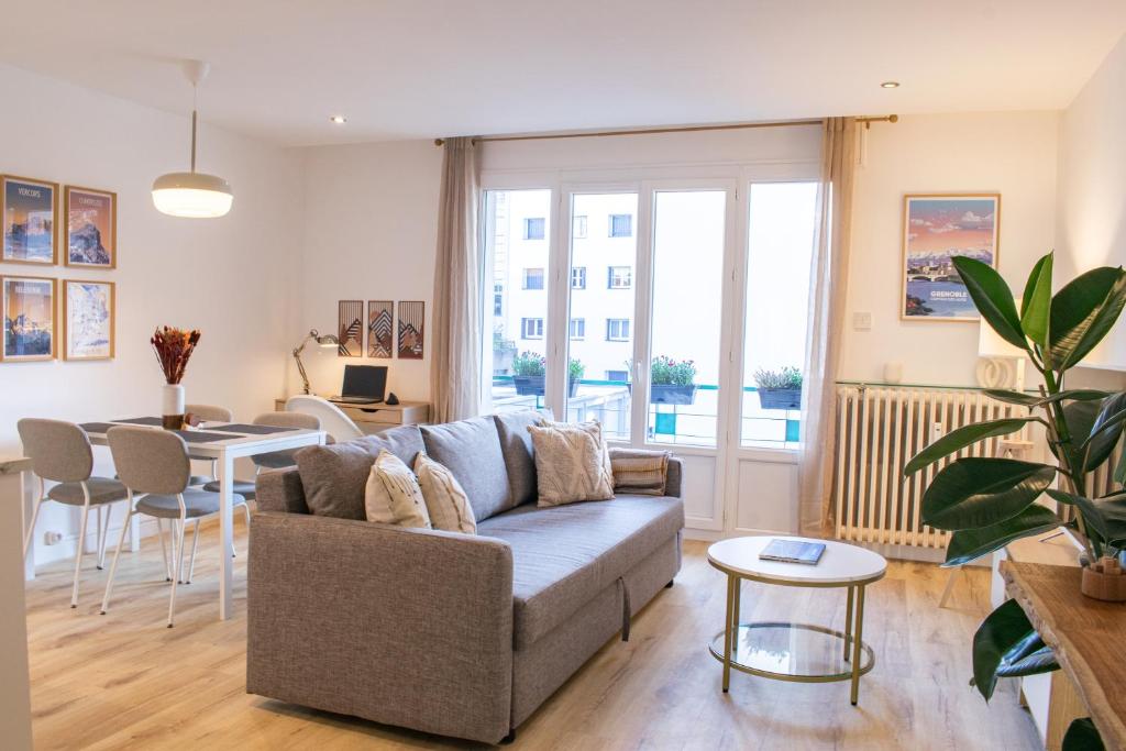 Le Refuge Grenoblois - Cosy 2 pièces avec balcon - 5