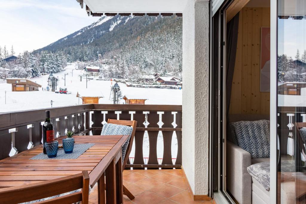 Savoy Cosy 1CH pied pistes Hypercentre Vue MtBlanc - 3