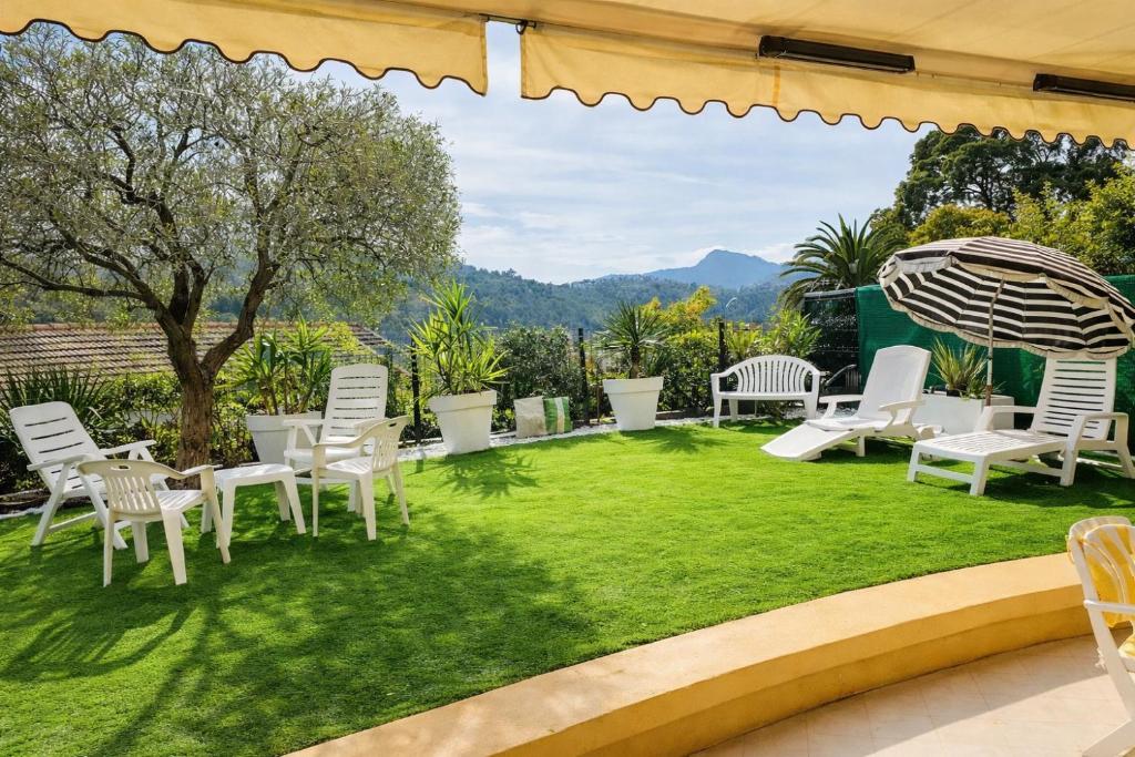 Appartement La Napoule 2 chambres terrasse, jardin classé 3 étoiles - 1