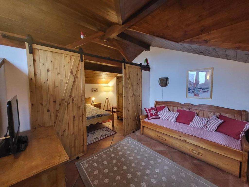Duplex Sud 44m² Montgenèvre, 2 Ch, Mezzanine - FR-1-266-261 - 2