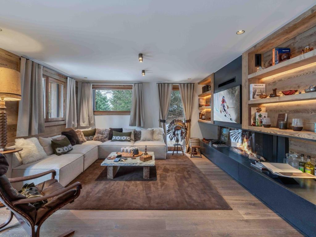 Megève : Appartement de luxe 115m², 6 pers, accès pistes, Wifi - FR-1-569-203 - 1