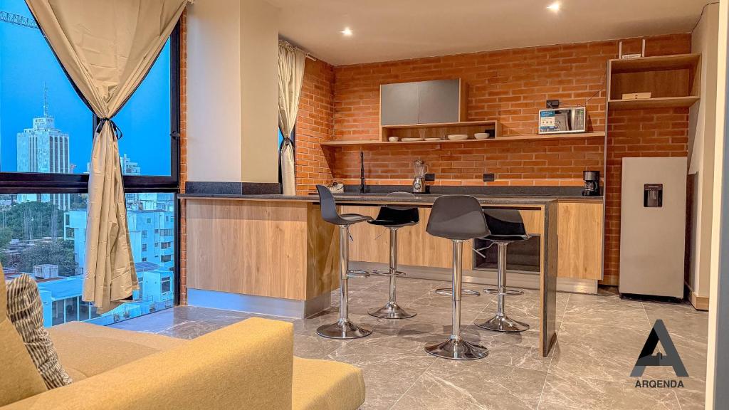 Suite para 5 con Vista, Pool, Gym, Col Americana 701 - 4