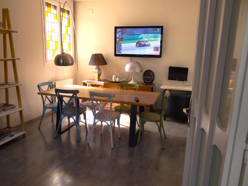 Shared lounge/TV area, Hotel Sol-Park in Sant Julia de Loria