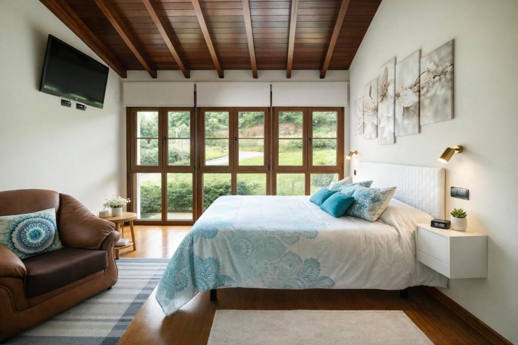 Villa Senda Llanes – Jardín, Terraza y Playa Cerca - 3