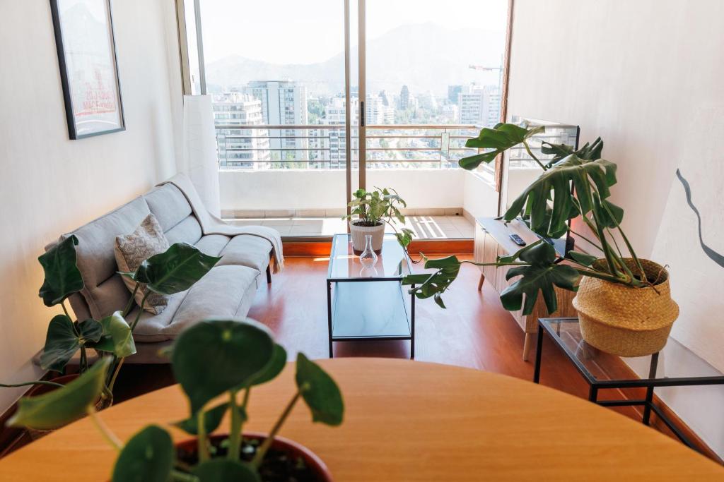 Las Condes Skyline View of Cerro Manquehue - 3