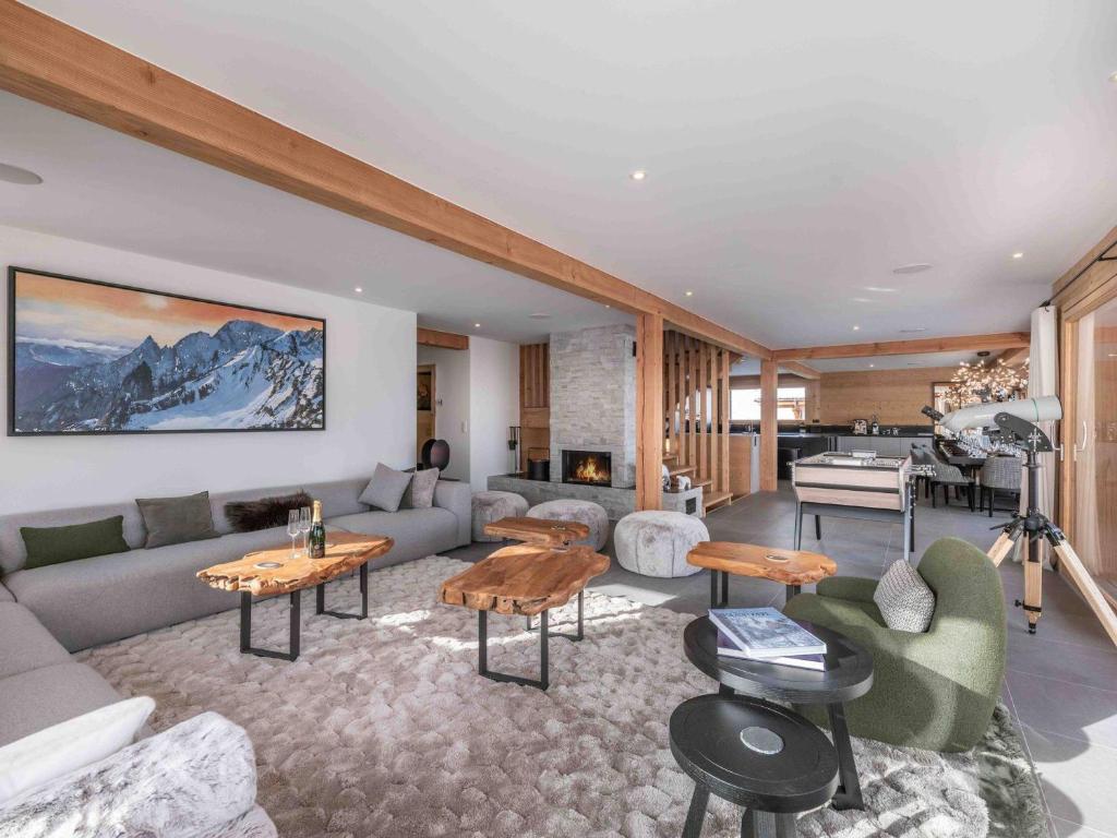 Chalet moderne à Combloux avec piscine et espace bien-être - 1