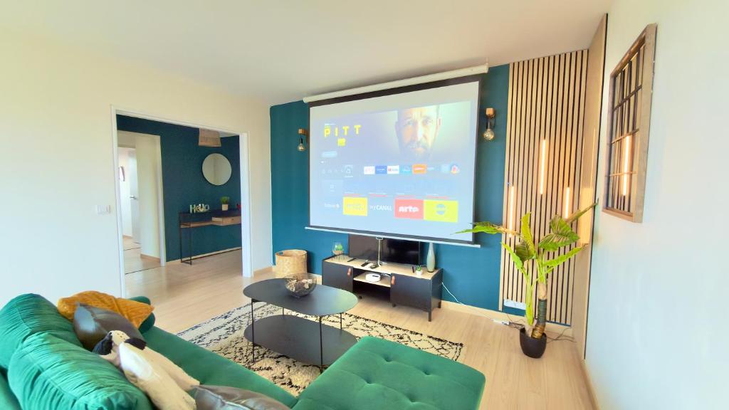 Vue Toits d Amiens Sauna & Cinéma Balcon Parking - 5