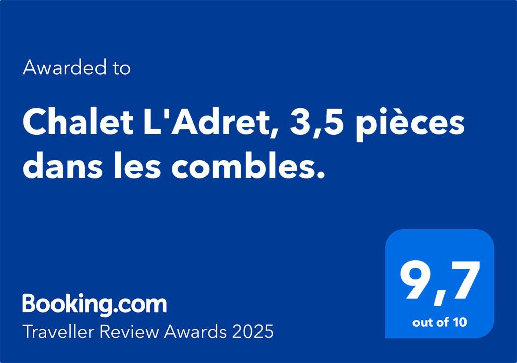 Chalet L'Adret, 3,5 pièces dans les combles. - 3