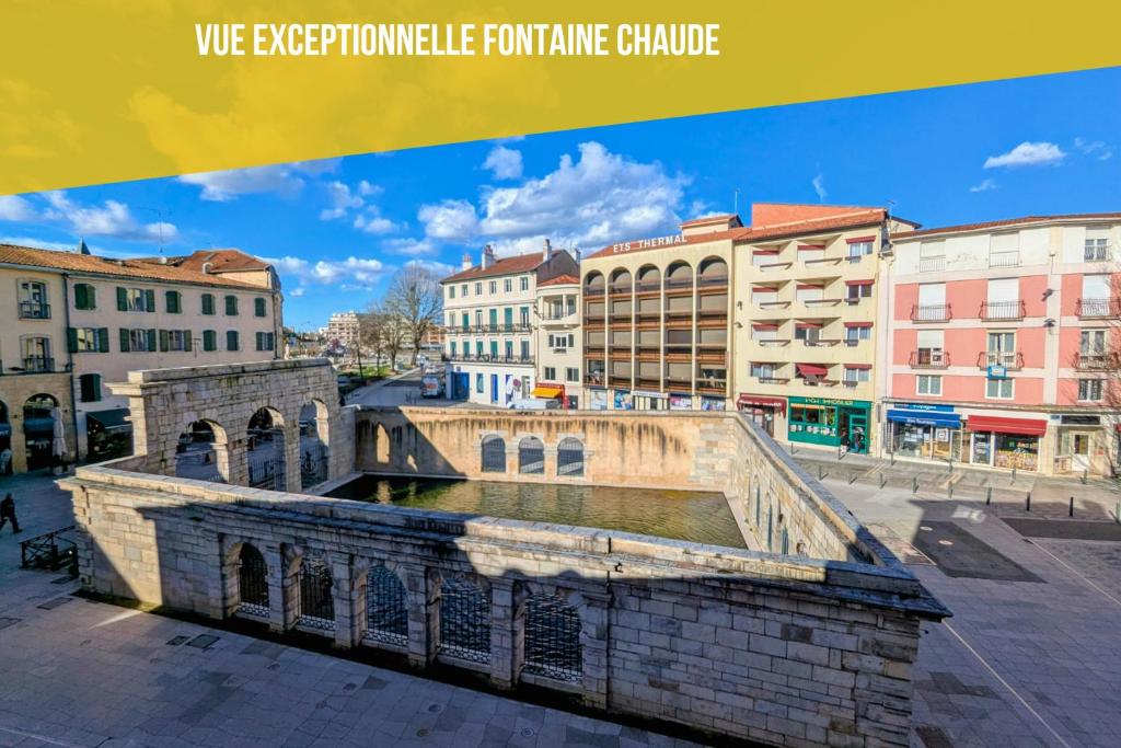 T3 61m2, Hypercentre, vue Fontaine Chaude, bureau - 2