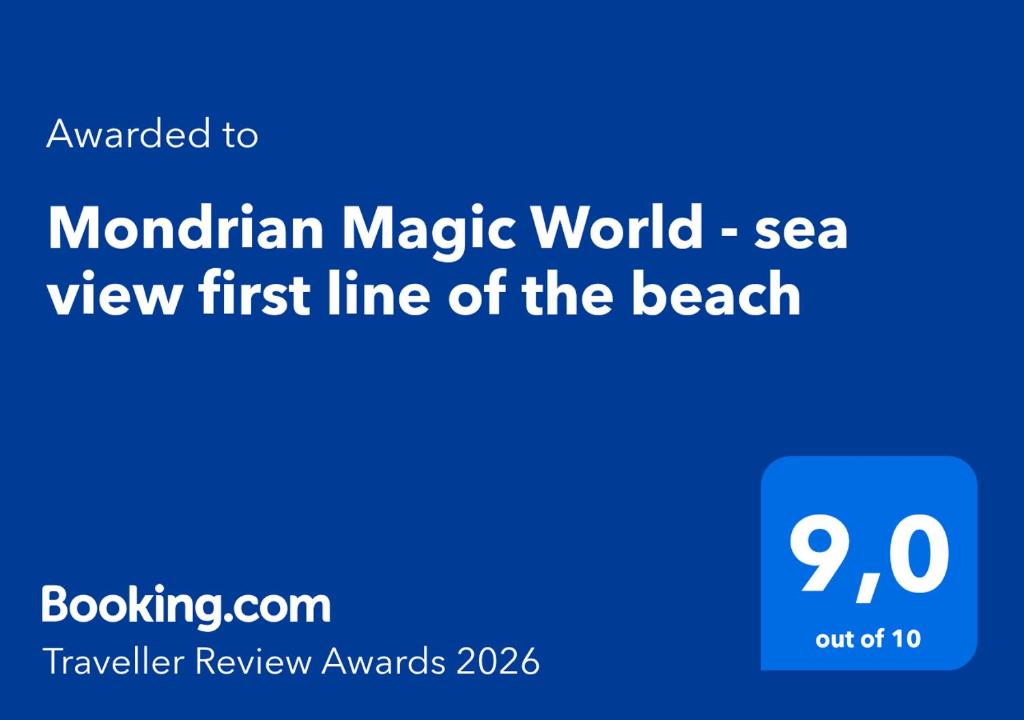 Mondrian Magic World - sea view first line of the beach - 2