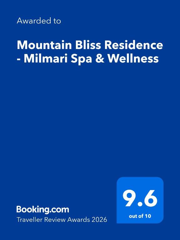 Mountain Bliss Residence - Milmari Spa & Wellness - 2