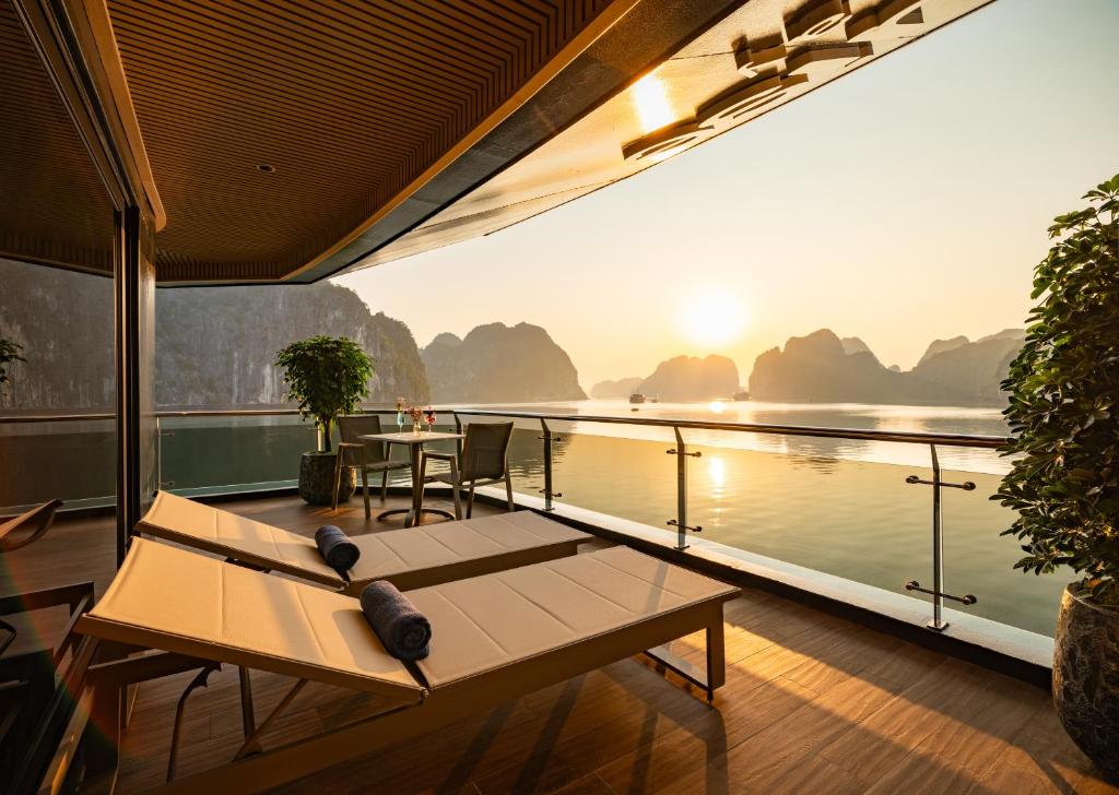 튤립 크루즈 객실 내 욕조