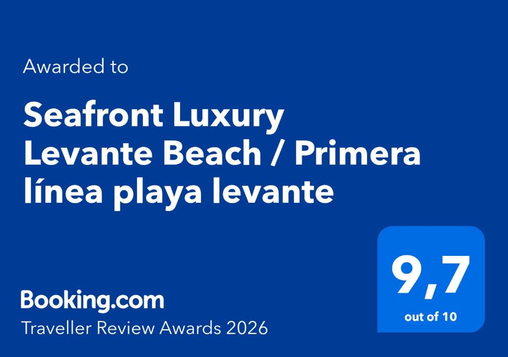 Seafront Luxury Levante Beach / Primera línea playa levante - 2