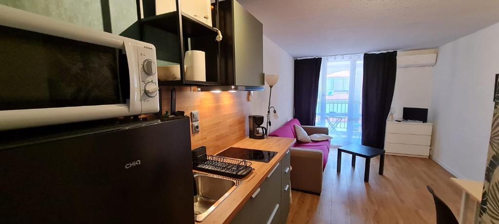 Studio 2 p 100 m de la plage - 5