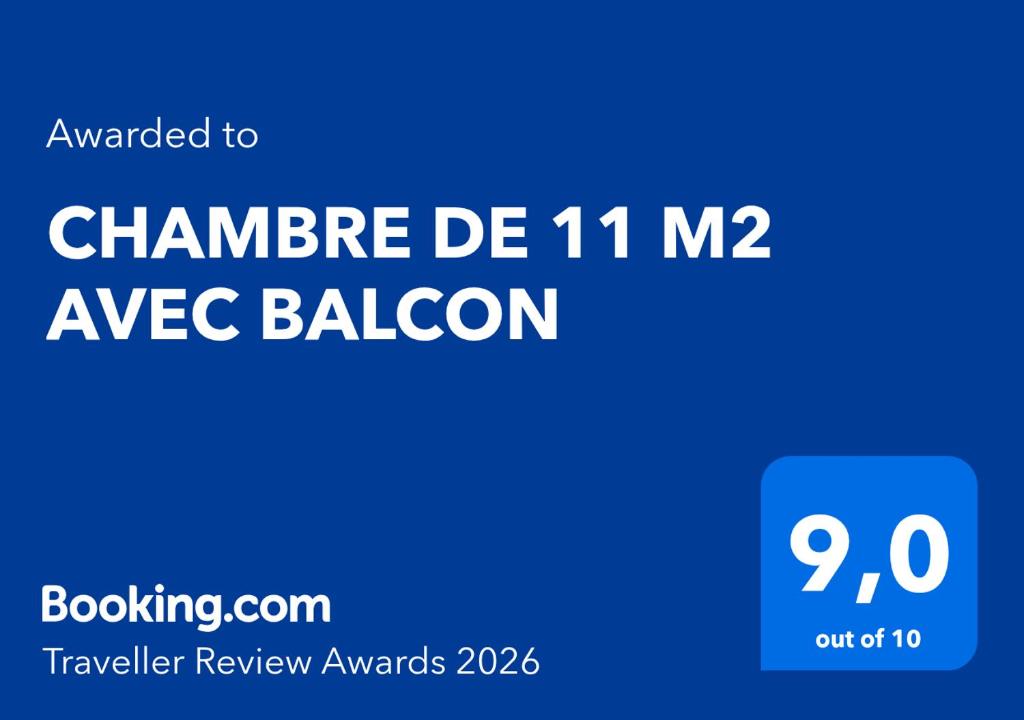 CHAMBRE DE 11 M2 AVEC BALCON - 2