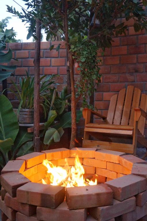 Modern Cabin pit fire bbq Nature 10 parking - 2