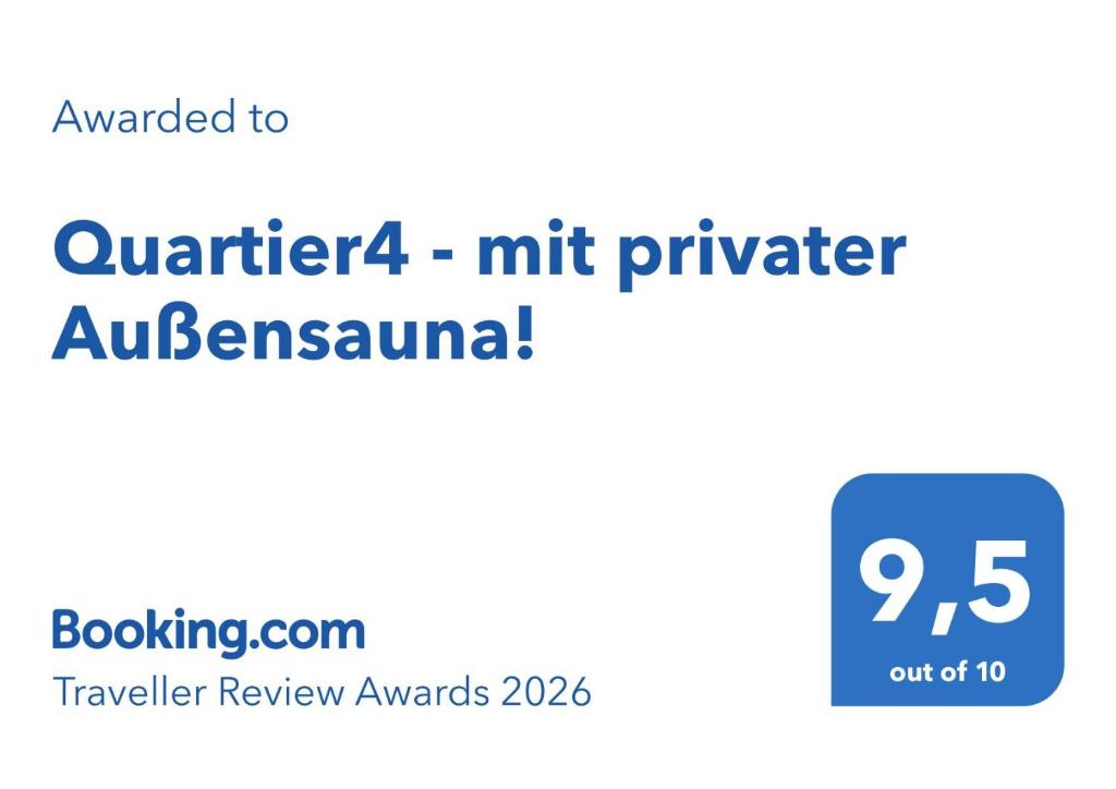 Quartier4 - mit privater Außensauna! - 2