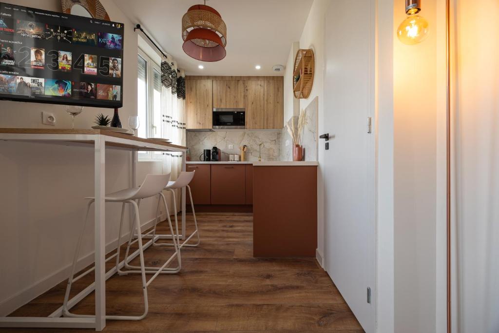 305 Chanzy - Ethnique Chic - Studio Premium - Wifi - 5