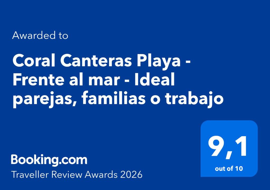 Coral Canteras Playa - Frente al mar - Ideal parejas, familias o trabajo - 3