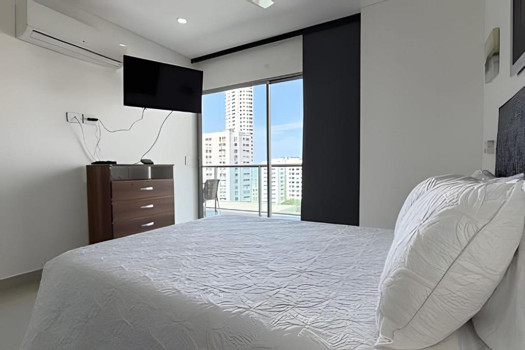 Hermoso Apto de 1 hab con Vista al Mar - Piso 10 - 5